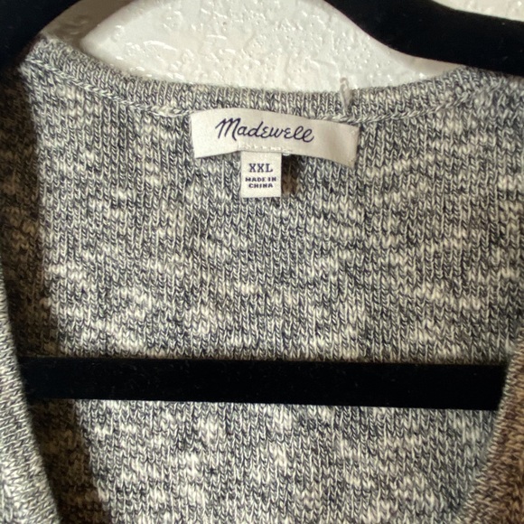 Madewell Wrap Front Pull Over Sweater - Picture 2 of 3